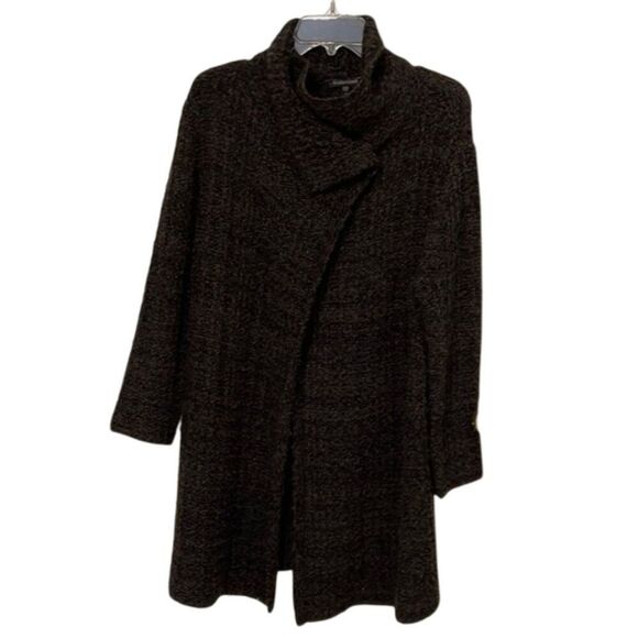 Eileen Fisher Wool Alpaca Knit Duster Jacket Womens Size Small Chunky - Picture 1 of 11